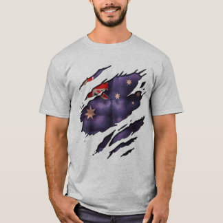 Camiseta Verdadero color Bandera australiana