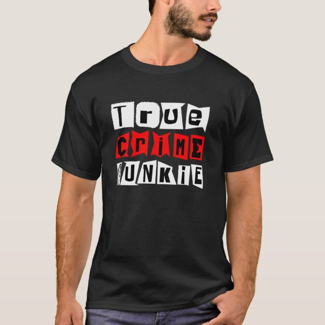 Camiseta Verdadero Crimen Junkie Long Sleeve (Anverso)