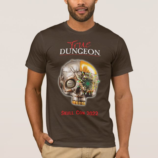 Camiseta Verdadero Dungeon Skull Con (Anverso)