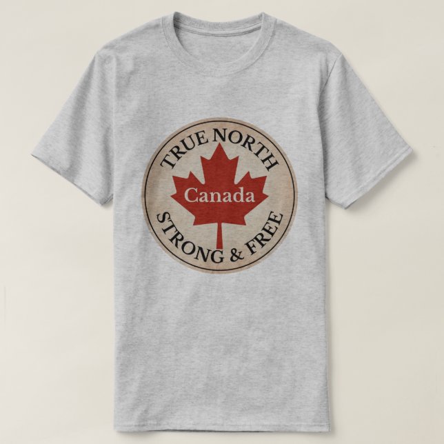 Camiseta Verdadero Norte fuerte y libre (Diseño del anverso)