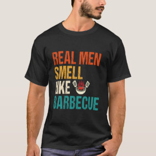 Camiseta Verdadero olor a barbacoa a la parrilla BBQ