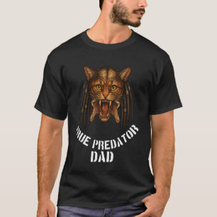 Camiseta Verdadero Padre Depredador Diseño Divertido para A
