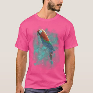 Camiseta Verdadero Parrot Cosmic Galaxia Celestial Espacio