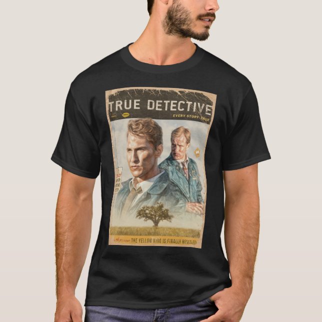 Camiseta Verdadero Poster de la temporada 1 de detectives (Anverso)