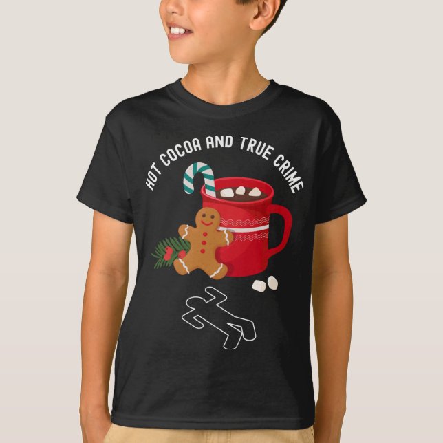 Camiseta Verdaderos Navidades del Crimen Vacaciones Navidad (Anverso)