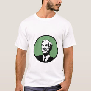 Camiseta Verde 2 del círculo de Ron Paul
