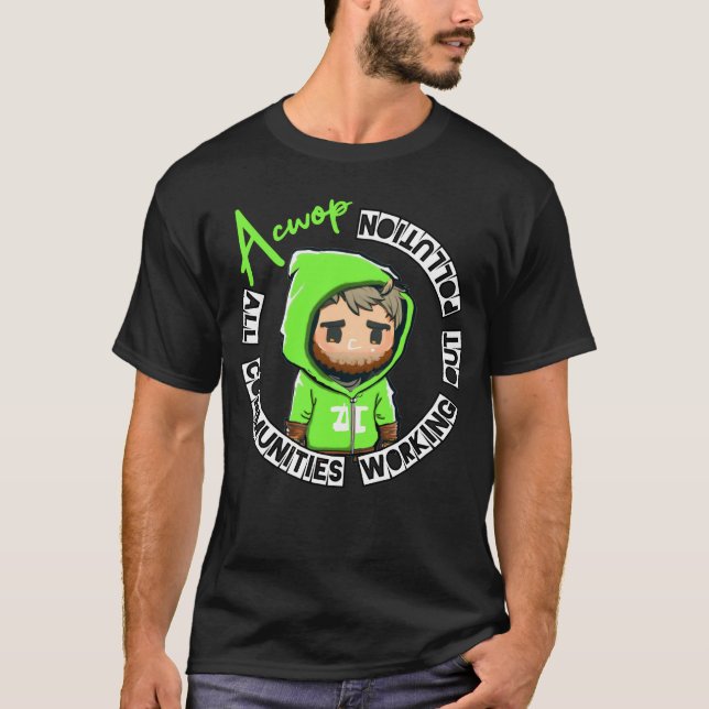 Camiseta verde Acwop (Anverso)
