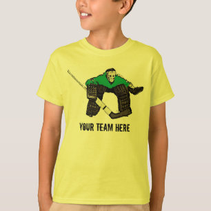 Camiseta verde adaptable de los muchachos del