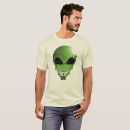 Camiseta verde aliena