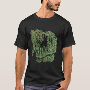 Camiseta Verde Alrededor Del Conserje De Contaminación Del