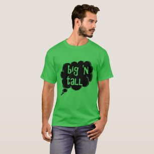 camiseta verde ALTA grande de n de Va-CA '(tamaño
