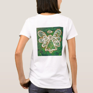 Camiseta verde ángel (imagen de atrás)