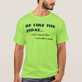 Camiseta Verde animal de la comedia de Stoat del arbolado