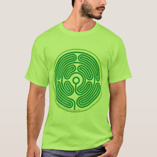 Camiseta verde augusto del laberinto del eco