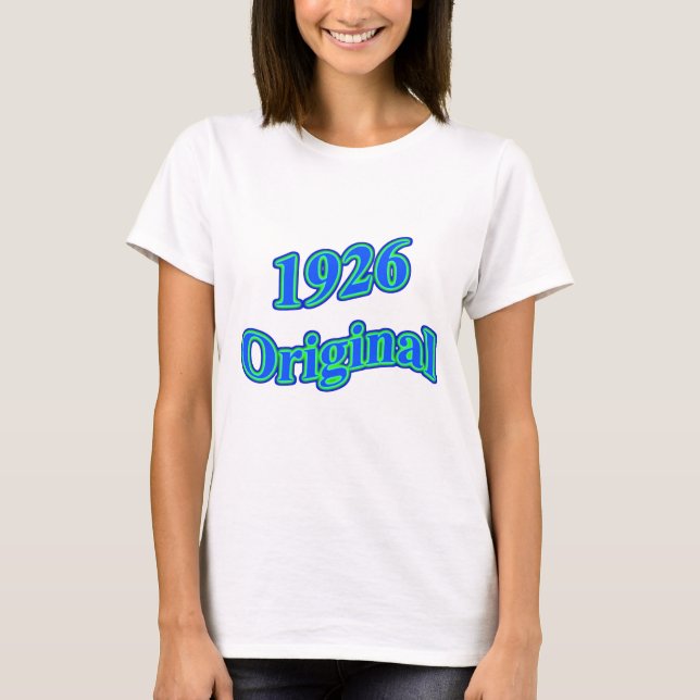 Camiseta Verde azul original 1926 (Anverso)