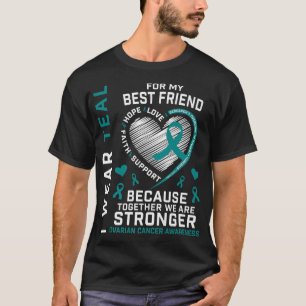 Camiseta Verde azulado Mejor Amigo Apoyo a la Concienciació