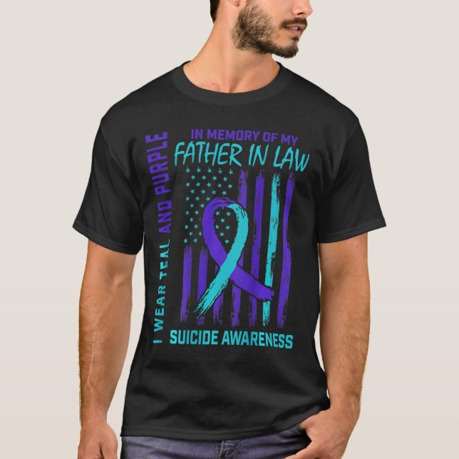 Camiseta Verde azulado Pabellón De Concienciación Sobre El  (Anverso)
