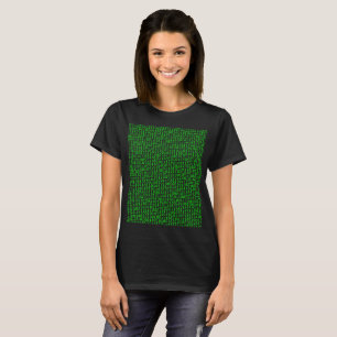 Camiseta Verde binaria