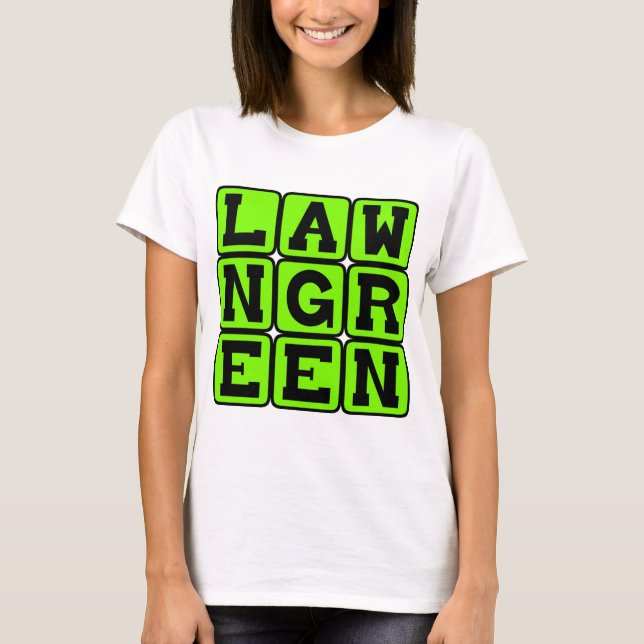 Camiseta Verde Césped, Color (Anverso)