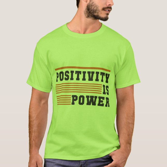 Camiseta verde con camiseta motivacional (Anverso)