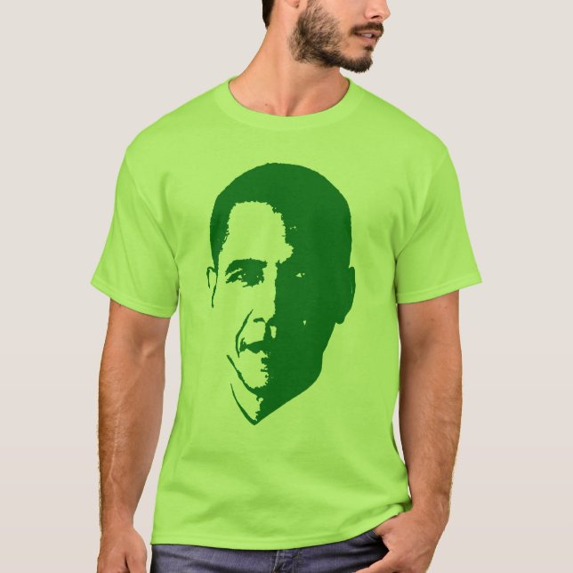 Camiseta verde de Barack Obama (Anverso)