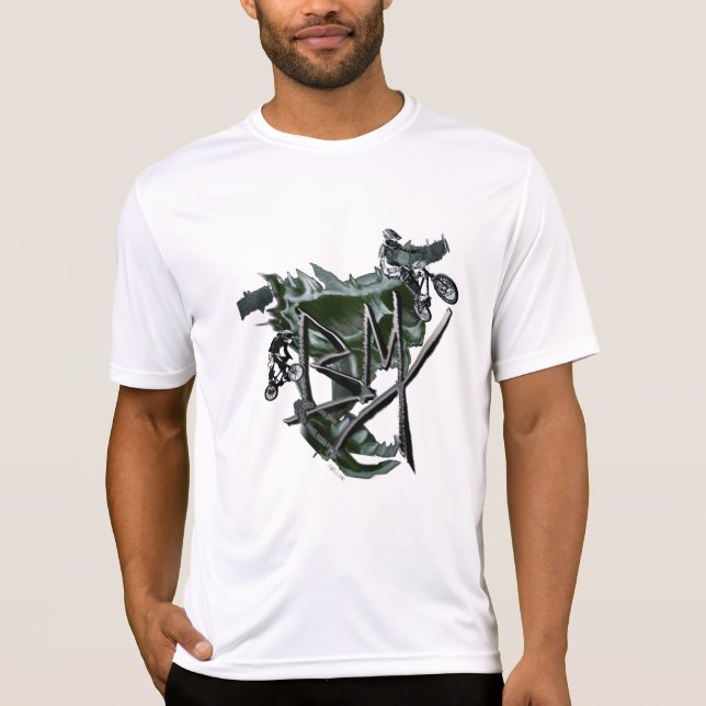 Camiseta Verde de BMX (Anverso)