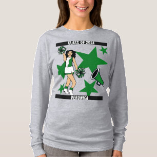 Camiseta Verde de Clase de Aplausos Personalizada 