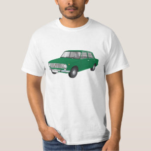 Camiseta Verde de FIAT 124 Berlina
