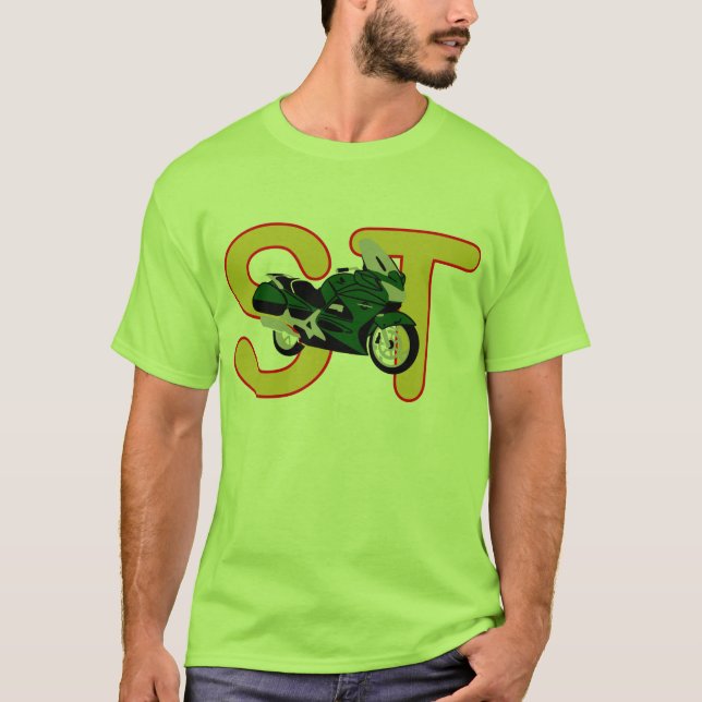 Camiseta Verde de Honda ST1300 (Anverso)