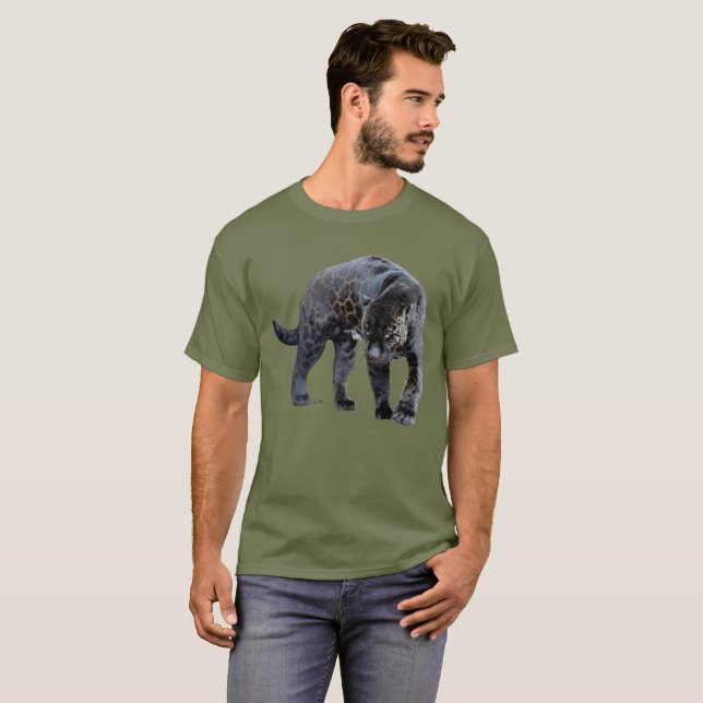 Camiseta verde de Jaguar Diablo (Anverso completo)