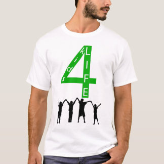 Camiseta Verde de Kids4Life, solo, luz