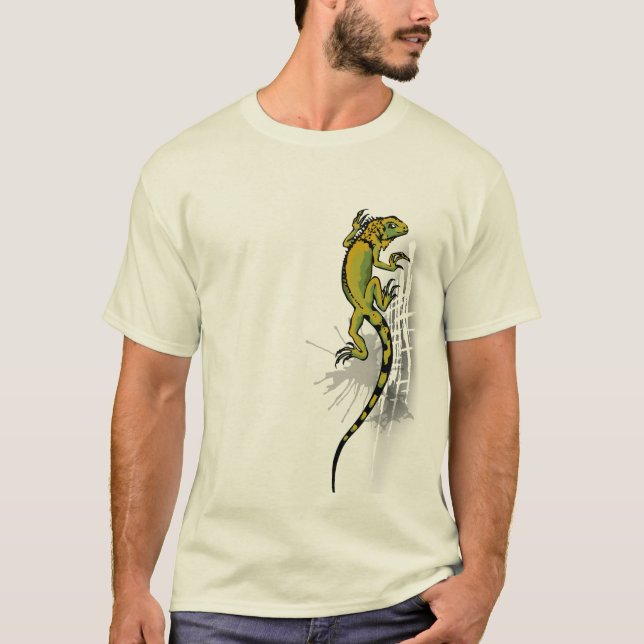 Camiseta verde de la iguana (Anverso)