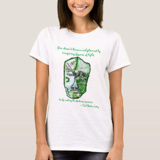 Camiseta verde de la máscara