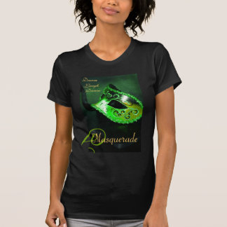 Camiseta verde de las señoras Halloween de la