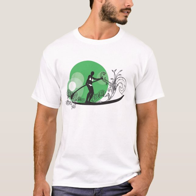 Camiseta Verde de los chicas de la resaca de la paleta (Anverso)