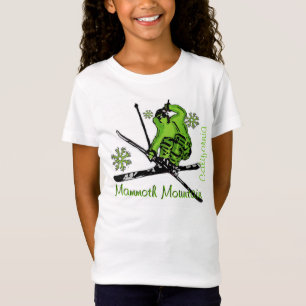 Camiseta verde de los chicas de Mammoth Mountain