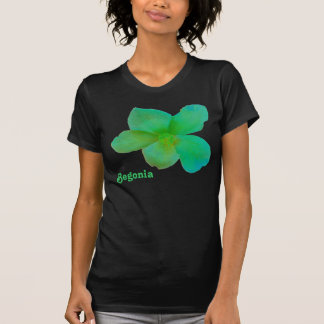 Camiseta verde de Personalizable de Begonia