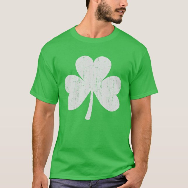 Camiseta verde de Shamrock con problemas en St Pat (Anverso)