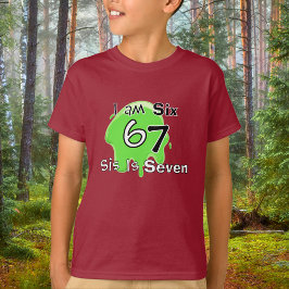 Camiseta verde de slime lindo para niños personali