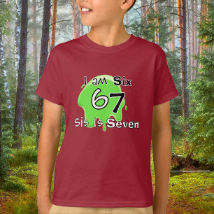 Camiseta verde de slime lindo para niños personali