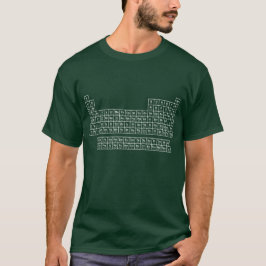 Camiseta Verde de tabla periódica