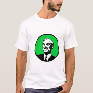 Camiseta Verde del círculo de Ron Paul