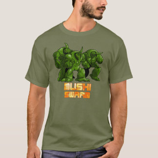 Camiseta Verde del enjambre de Mushi