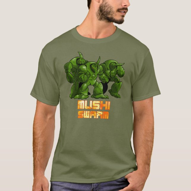 Camiseta Verde del enjambre de Mushi (Anverso)