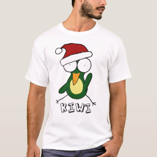 Camiseta verde del kiwi de Santa