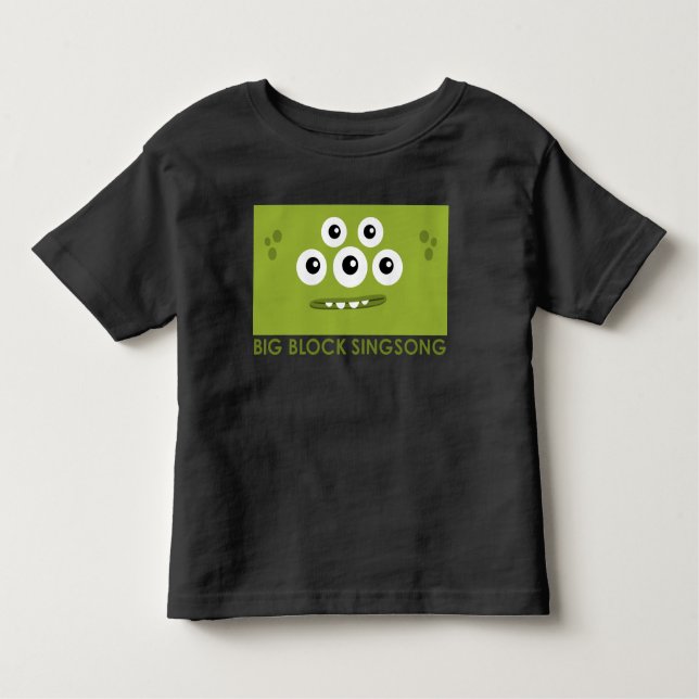 Camiseta verde del niño de Dah de la camiseta del (Anverso)