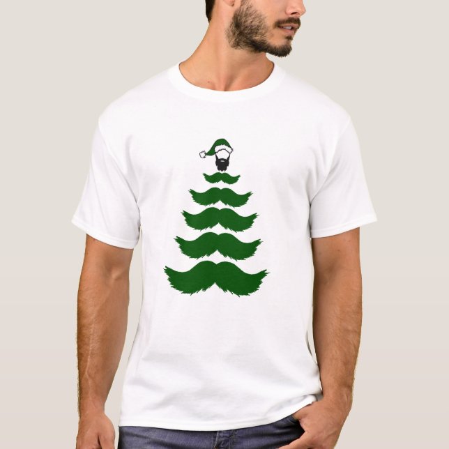 Camiseta Verde del primero del hombre de la barba del árbol (Anverso)