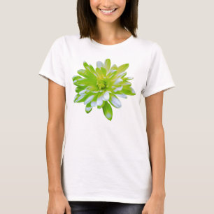 Camiseta Verde dulce floral floral verde margarita verde