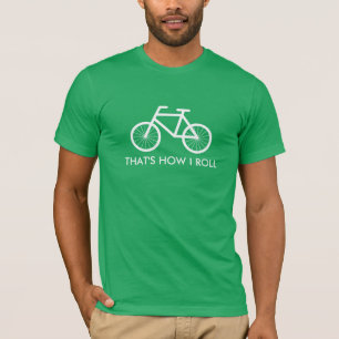 Camiseta verde el   de la bicicleta que es cómo