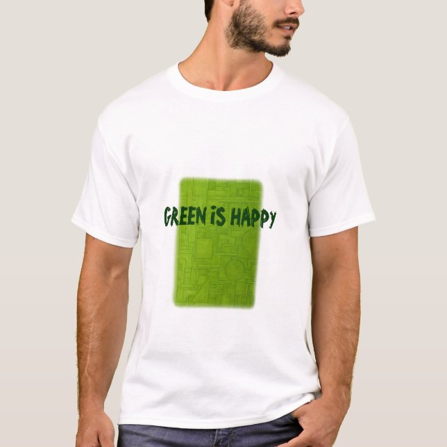 Camiseta Verde Es Feliz! (Anverso)